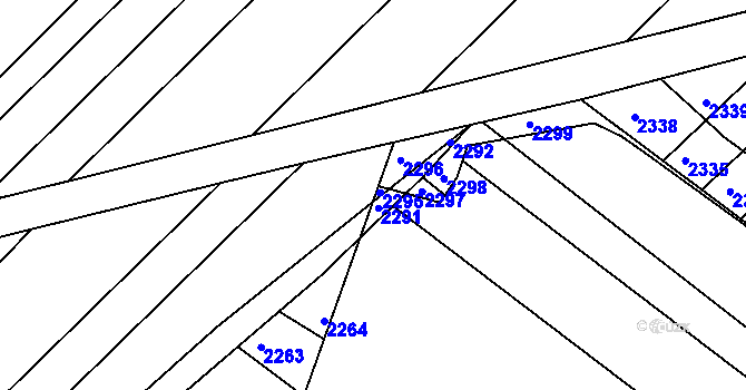 Parcela st. 500/19 v KÚ Želetice u Znojma, Katastrální mapa