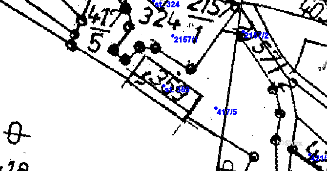 Parcela st. 359 v KÚ Žibřidice, Katastrální mapa