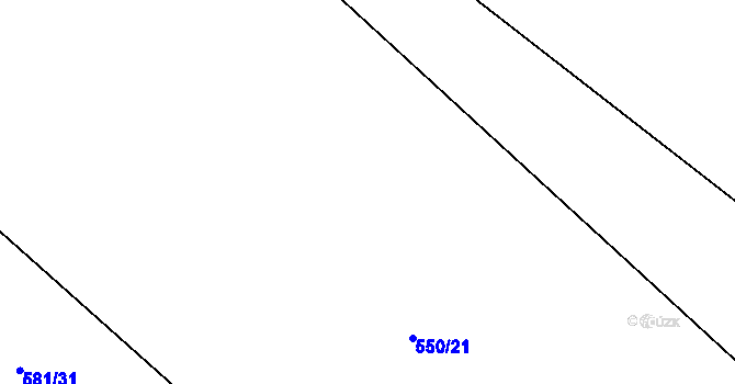 Parcela st. 1046/7 v KÚ Hluboká u Žihle, Katastrální mapa
