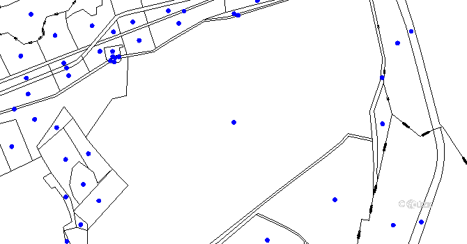 Parcela st. 397 v KÚ Přehořov u Žihle, Katastrální mapa