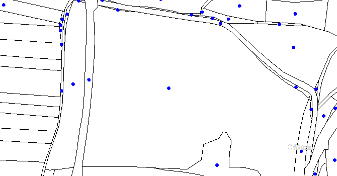 Parcela st. 173/1 v KÚ Přehořov u Žihle, Katastrální mapa