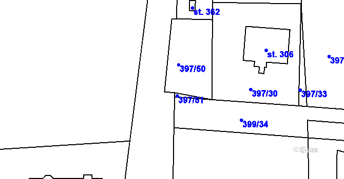Parcela st. 474/4 v KÚ Žilina, Katastrální mapa