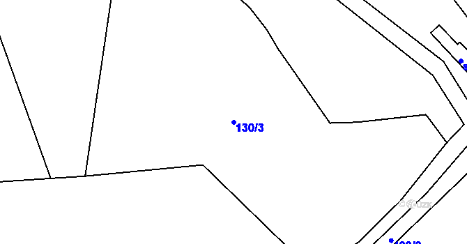 Parcela st. 130/3 v KÚ Neratov, Katastrální mapa