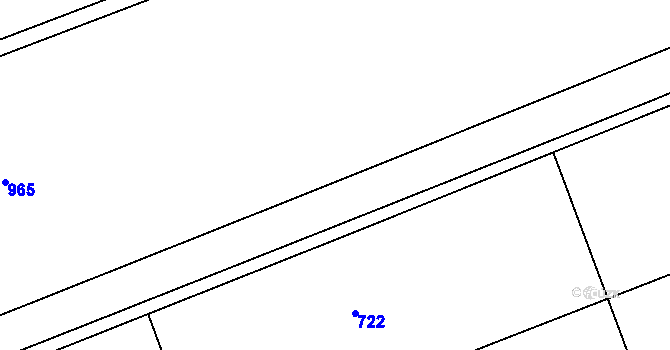 Parcela st. 676/9 v KÚ Žižice, Katastrální mapa