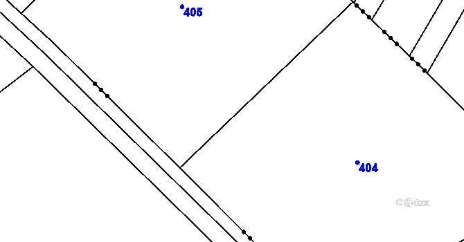 Parcela st. 132/16 v KÚ Kozojedy u Žlunic, Katastrální mapa