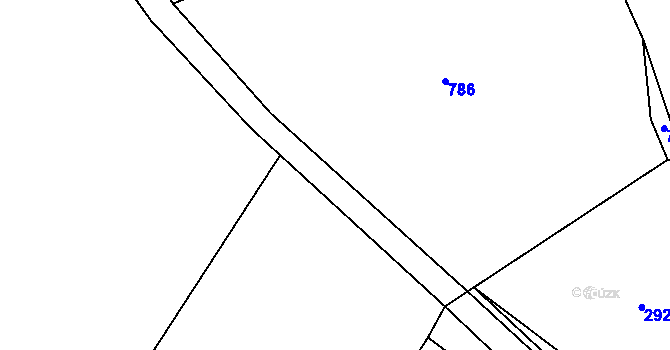 Parcela st. 290/24 v KÚ Slavhostice, Katastrální mapa