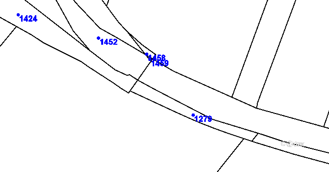 Parcela st. 449/1 v KÚ Žopy, Katastrální mapa