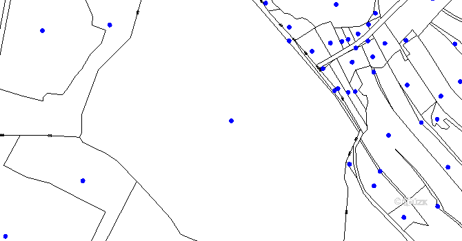Parcela st. 579 v KÚ Rajchéřov, Katastrální mapa