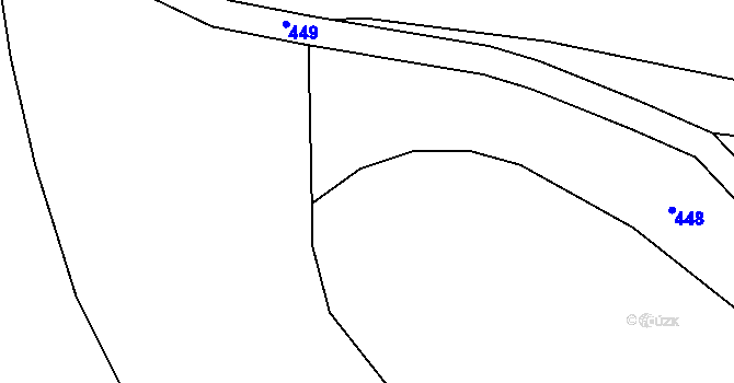 Parcela st. 32 v KÚ Ječmeniště, Katastrální mapa