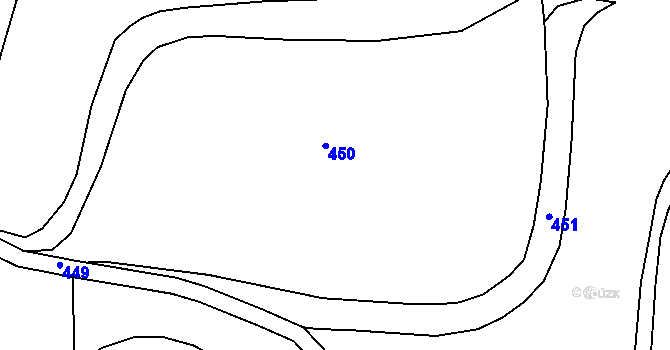 Parcela st. 47 v KÚ Ječmeniště, Katastrální mapa