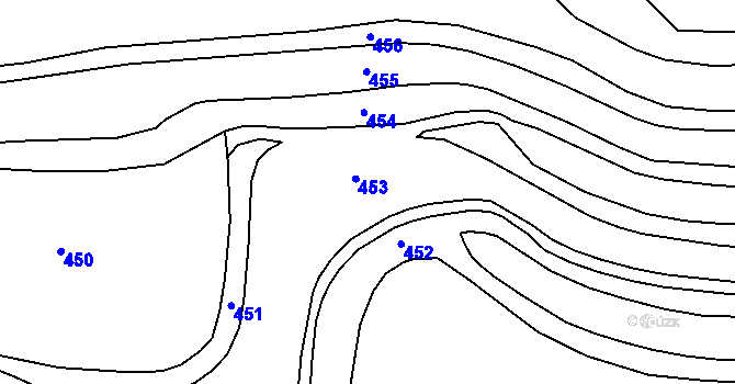 Parcela st. 50 v KÚ Ječmeniště, Katastrální mapa