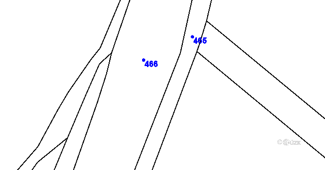 Parcela st. 201 v KÚ Ječmeniště, Katastrální mapa