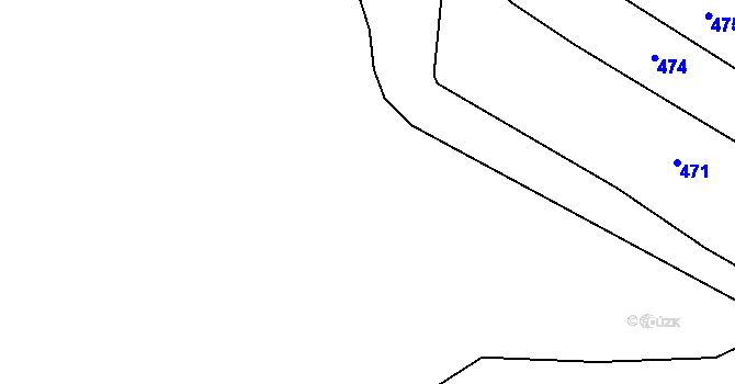 Parcela st. 233 v KÚ Ječmeniště, Katastrální mapa