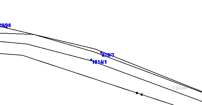 Parcela st. 828/3 v KÚ Souš, Katastrální mapa