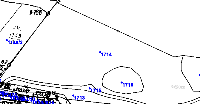 Parcela st. 169/6 v KÚ Vojkovice u Hradiště I, Katastrální mapa
