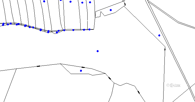 Parcela st. 271/1 v KÚ Trokavec v Brdech, Katastrální mapa