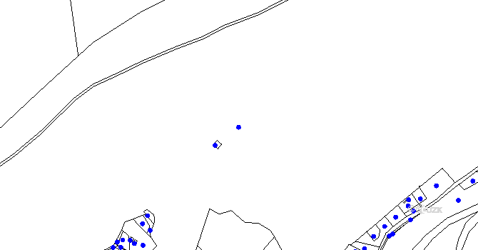 Parcela st. 249 v KÚ Bratkovice v Brdech, Katastrální mapa