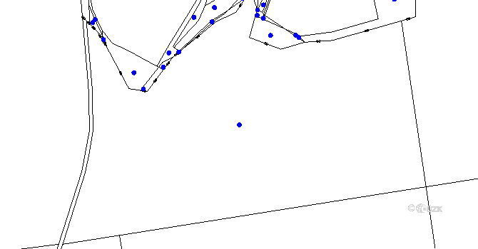 Parcela st. 141 v KÚ Malá Víska v Brdech, Katastrální mapa