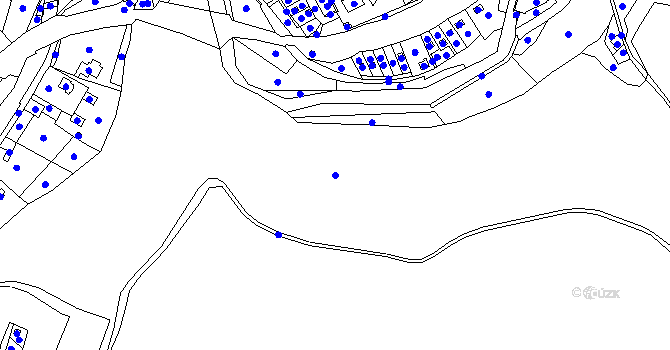 Parcela st. 77 v KÚ Hlubočky IV, Katastrální mapa