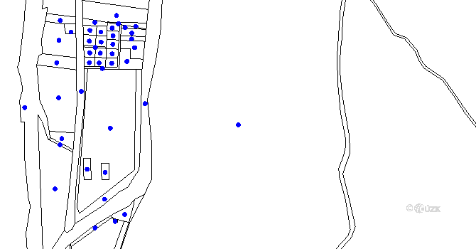 Parcela st. 91/3 v KÚ Hlubočky IV, Katastrální mapa