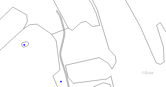 Parcela st. 525 v KÚ Bražec u Hradiště, Katastrální mapa