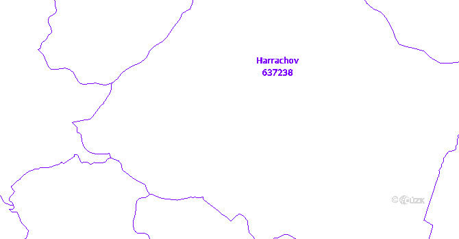 Katastrální mapa Harrachov