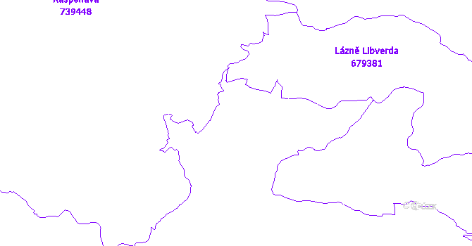 Katastrální mapa Hejnice