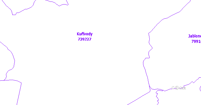 Katastrální mapa Ralsko