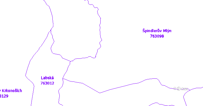 Katastrální mapa Špindlerův Mlýn