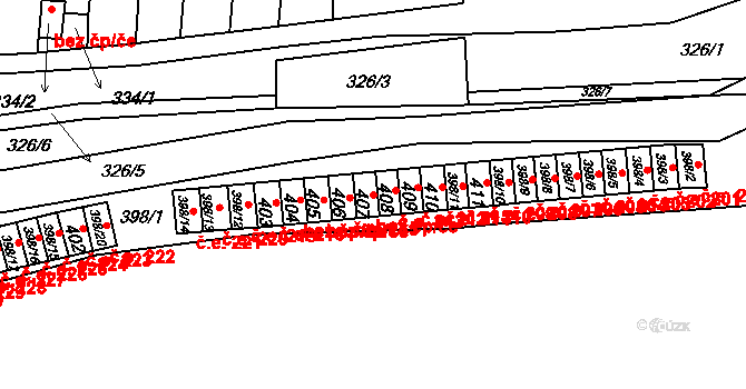 Ostopovice 214, Katastrální mapa