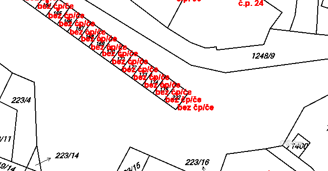 Střelice 41849001 na parcele st. 175 v KÚ Střelice u Jevišovic, Katastrální mapa