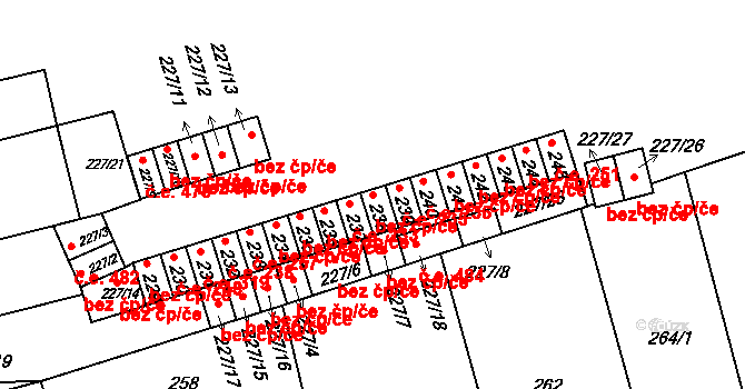 Velké Opatovice 44071001 na parcele st. 238 v KÚ Velké Opatovice, Katastrální mapa