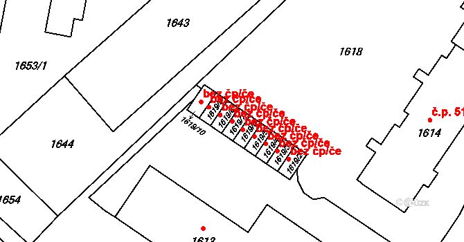 Postřelmov 44962002 na parcele st. 1619/7 v KÚ Postřelmov, Katastrální mapa