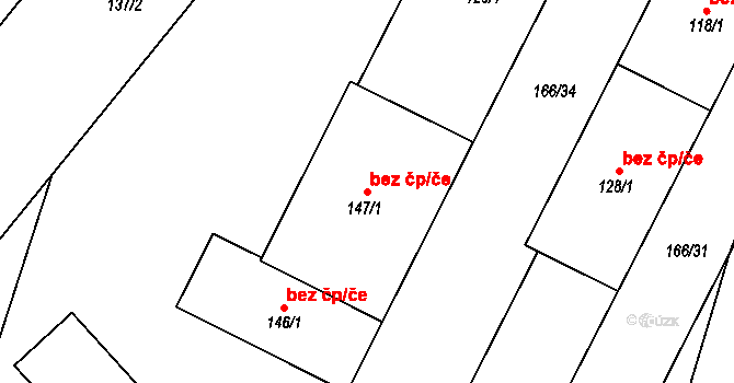 Bohuslavice 47629002 na parcele st. 147/1 v KÚ Bohuslavice u Konice, Katastrální mapa