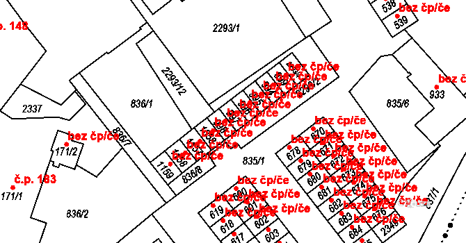 Hanušovice 38959003 na parcele st. 997 v KÚ Hanušovice, Katastrální mapa