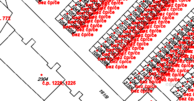 Neratovice 43130003 na parcele st. 1085 v KÚ Neratovice, Katastrální mapa