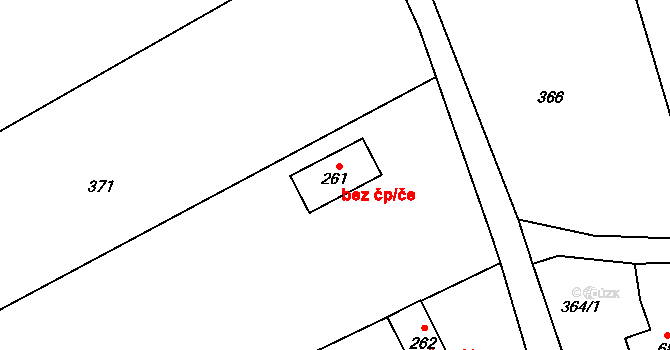 Žacléř 79923003 na parcele st. 261 v KÚ Bobr, Katastrální mapa