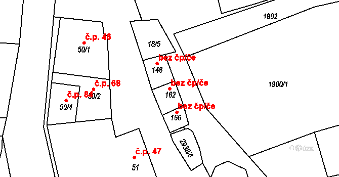 Křivsoudov 39349004 na parcele st. 162 v KÚ Křivsoudov, Katastrální mapa