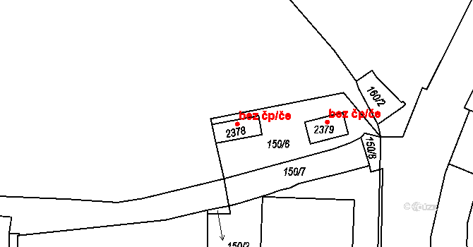 Čáslav 44012004 na parcele st. 2378 v KÚ Čáslav, Katastrální mapa