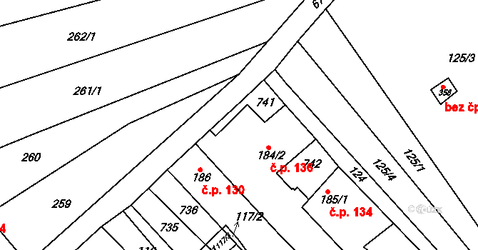 Lobodice 49023004 na parcele st. 369 v KÚ Lobodice, Katastrální mapa
