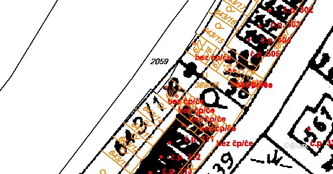 Nasavrky 88957004 na parcele st. 664 v KÚ Nasavrky, Katastrální mapa