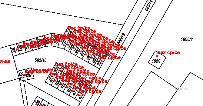 Šumperk 39016005 na parcele st. 535 v KÚ Dolní Temenice, Katastrální mapa