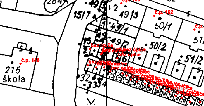 Heřmanova Huť 45768005 na parcele st. 15/4 v KÚ Vlkýš, Katastrální mapa