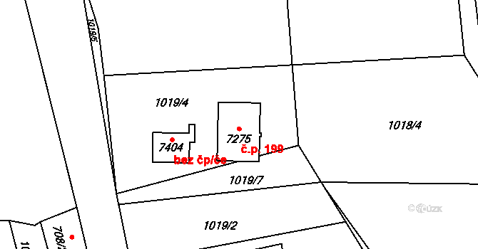 Beroun-Zavadilka 199, Beroun na parcele st. 7275 v KÚ Beroun, Katastrální mapa