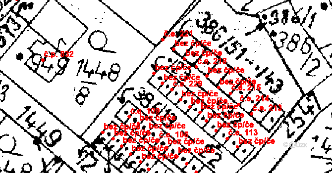 Kamenický Šenov 134 na parcele st. 386/24 v KÚ Kamenický Šenov, Katastrální mapa