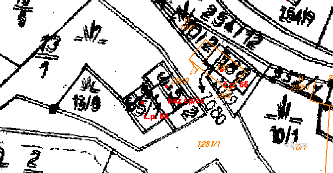 Opatovec 40152006 na parcele st. 5/2 v KÚ Opatovec, Katastrální mapa