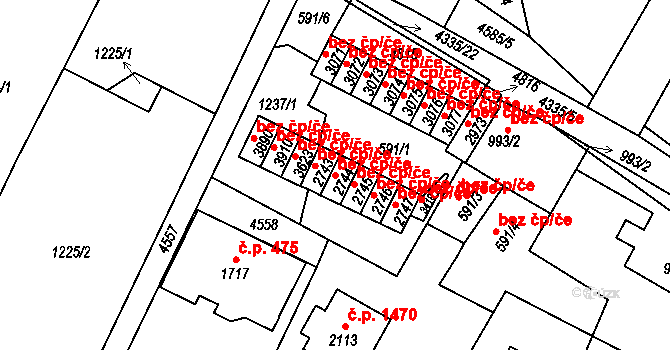 Frenštát pod Radhoštěm 48487007 na parcele st. 2744 v KÚ Frenštát pod Radhoštěm, Katastrální mapa