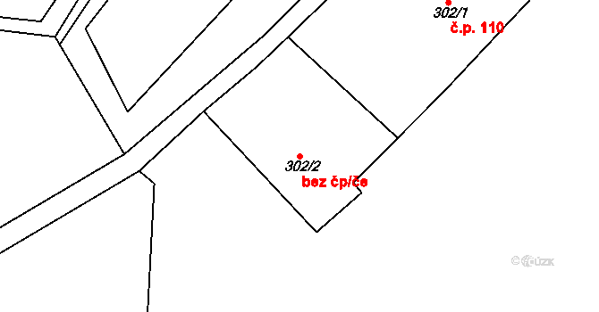 Lipová 49882007 na parcele st. 302/2 v KÚ Lipová u Šluknova, Katastrální mapa