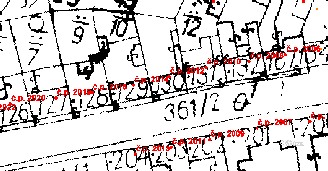 Podlusky 2012, Roudnice nad Labem na parcele st. 130 v KÚ Podlusky, Katastrální mapa