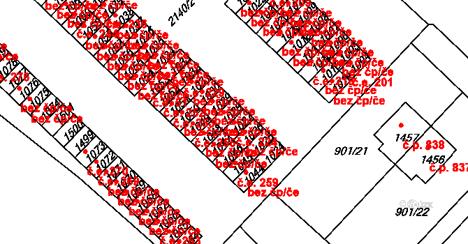 Pacov 39264009 na parcele st. 1027 v KÚ Pacov, Katastrální mapa